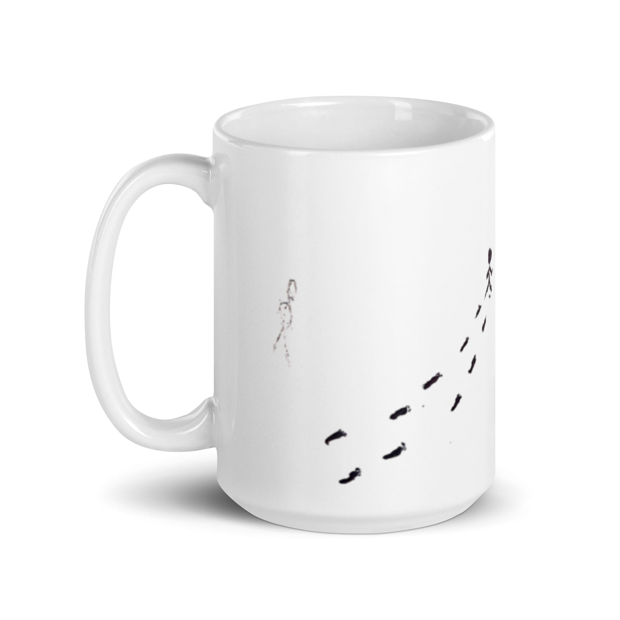 Where I have been - White glossy mug