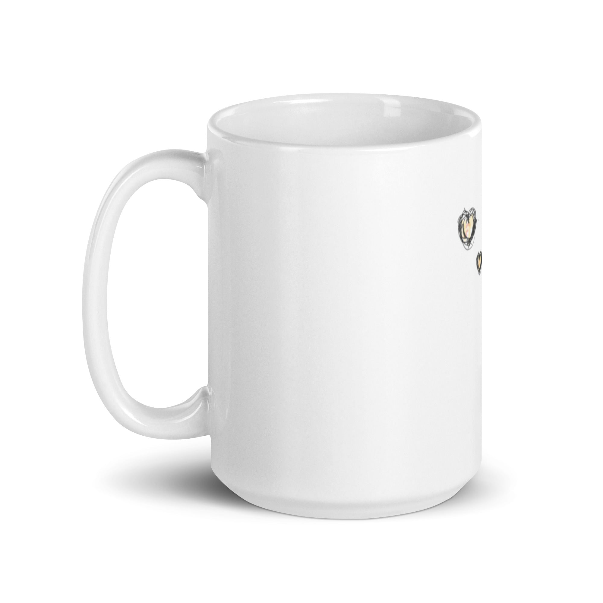 I am at peace - White glossy mug