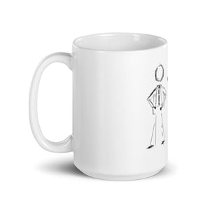 "I am and I can" White Glossy Mug