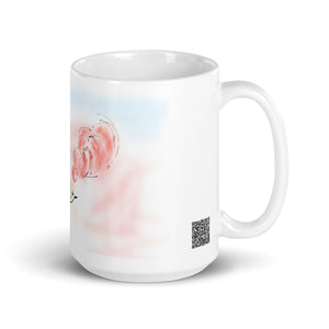 Chill out let your improvement happen - White glossy mug