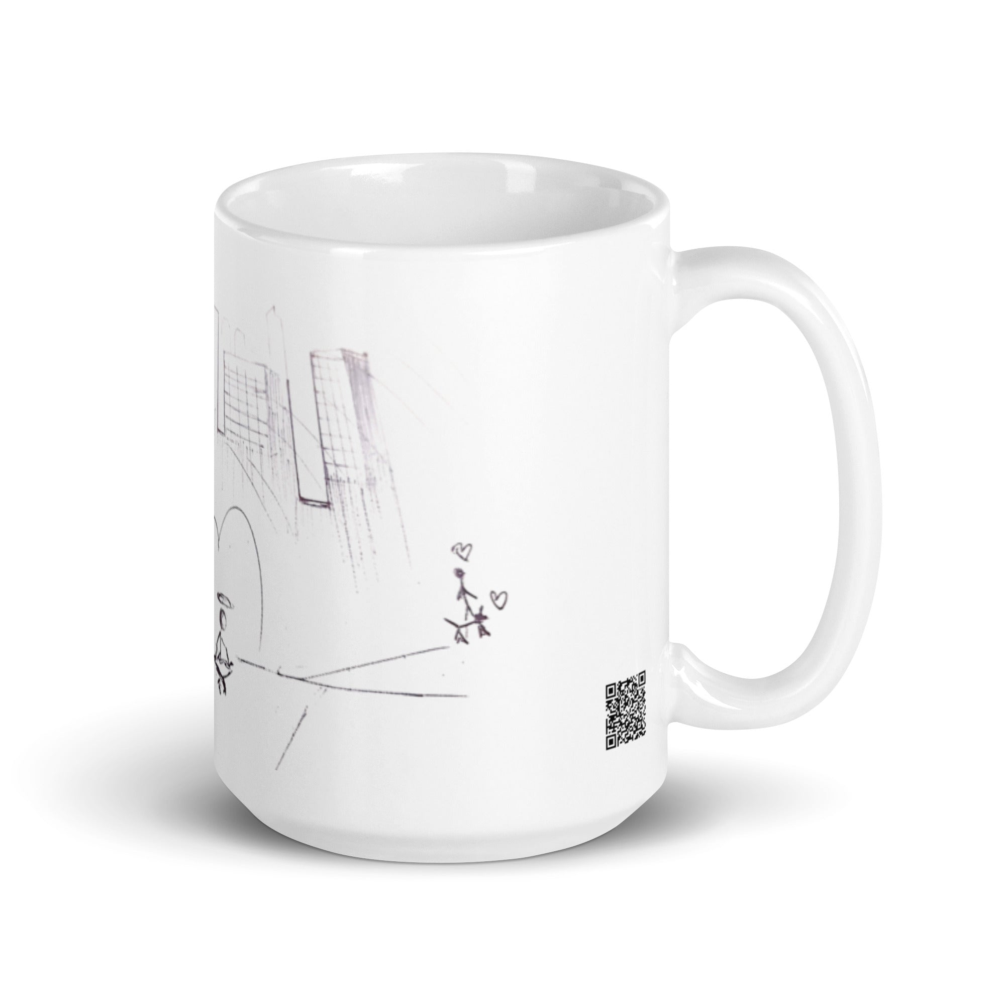 Expand self love - White glossy mug