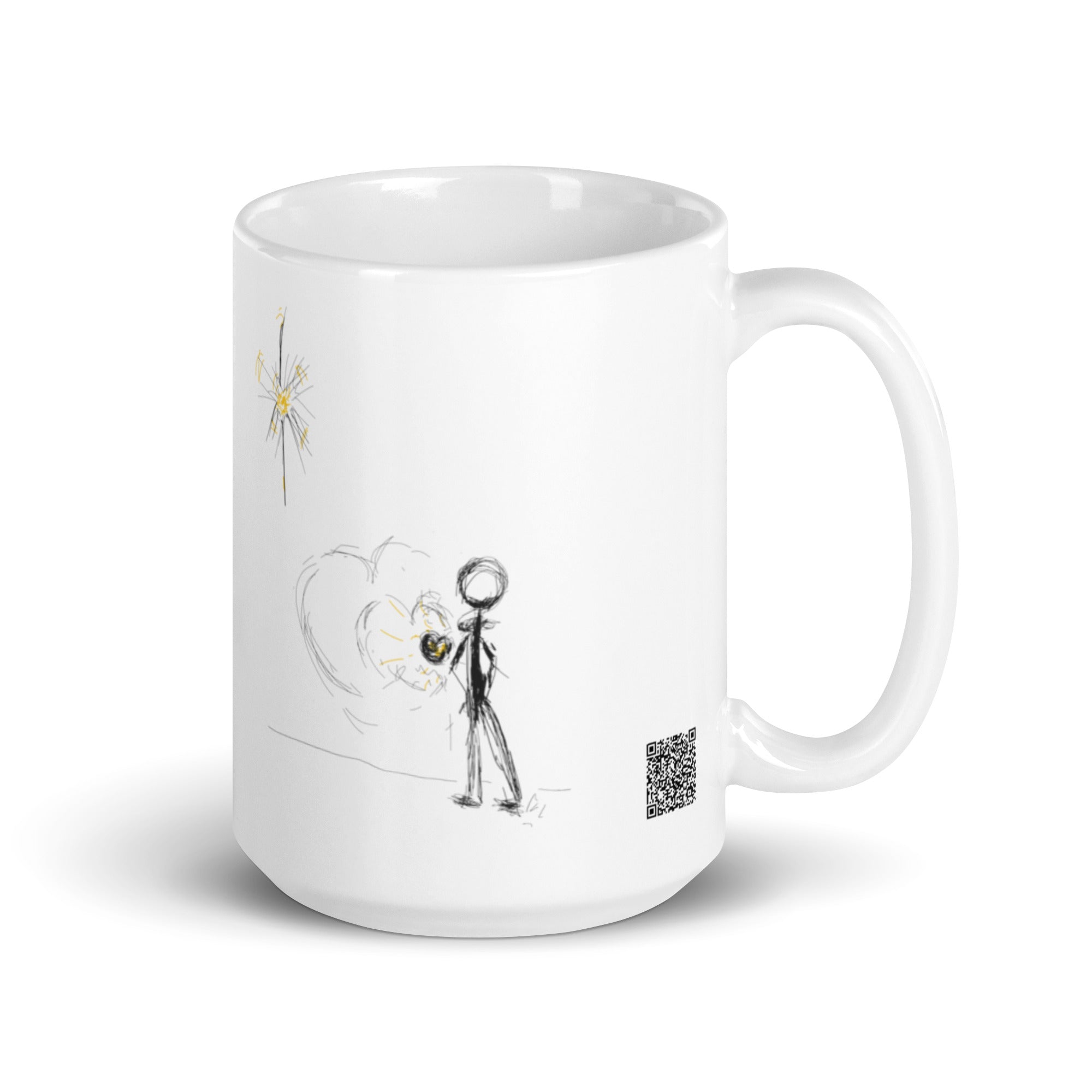 I believe and achieve - white glossy mug