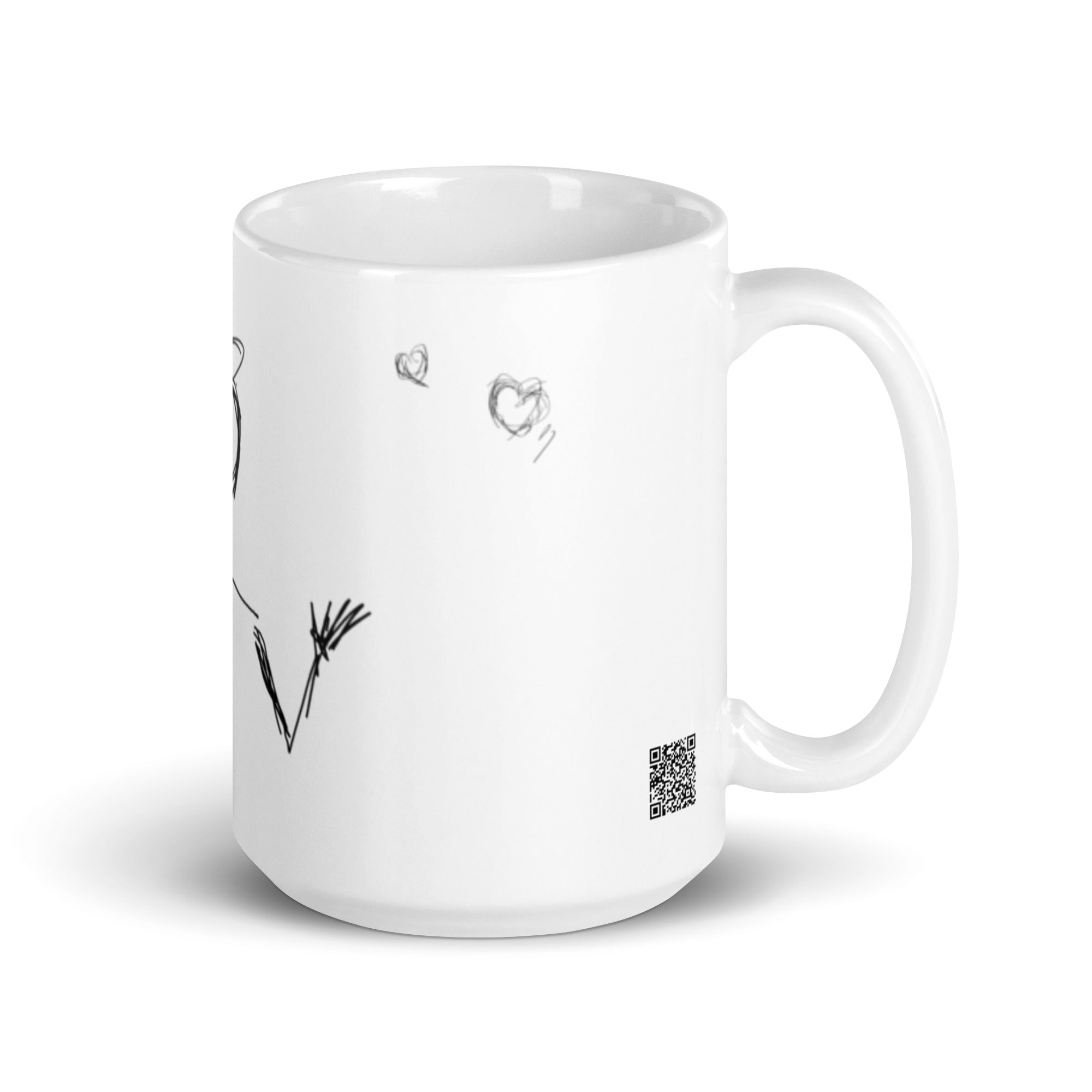 I am part of God - White glossy mug