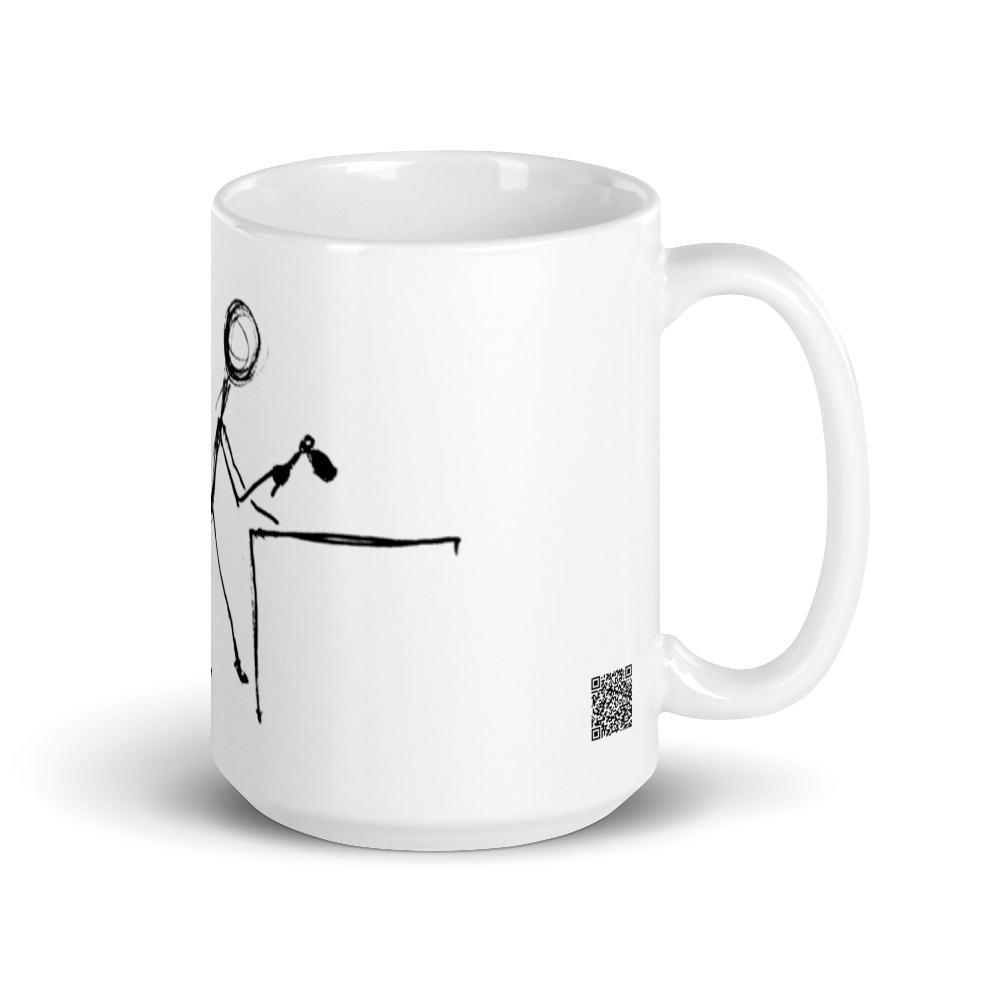 Deciding on improvements - White glossy mug