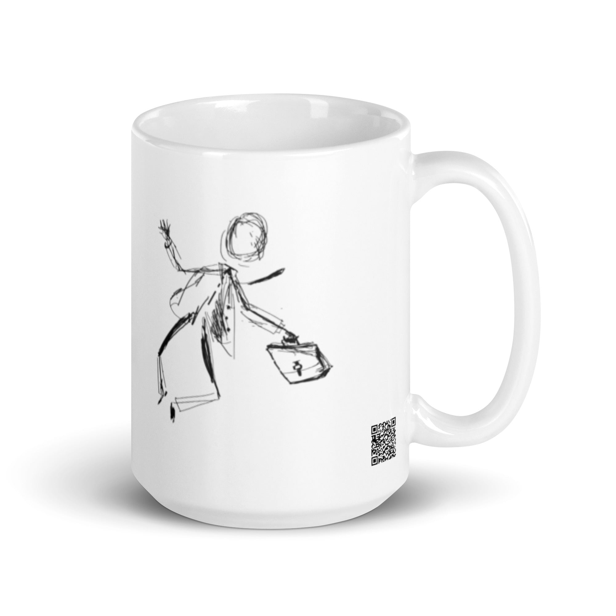 "I am and I can" White Glossy Mug